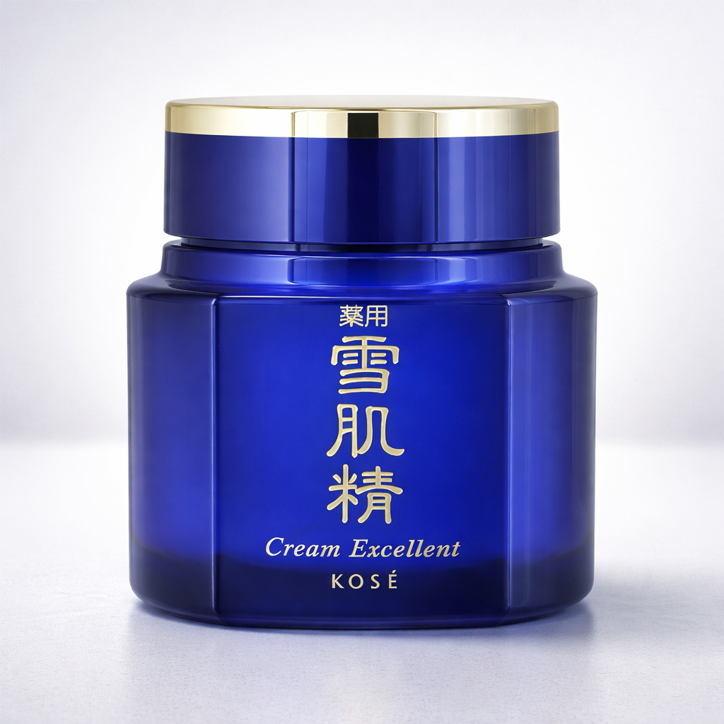 Kosé sekkisei cream excellent. la crema icónica japonesa que borra manchas, unifica el tono y devuelve la firmeza